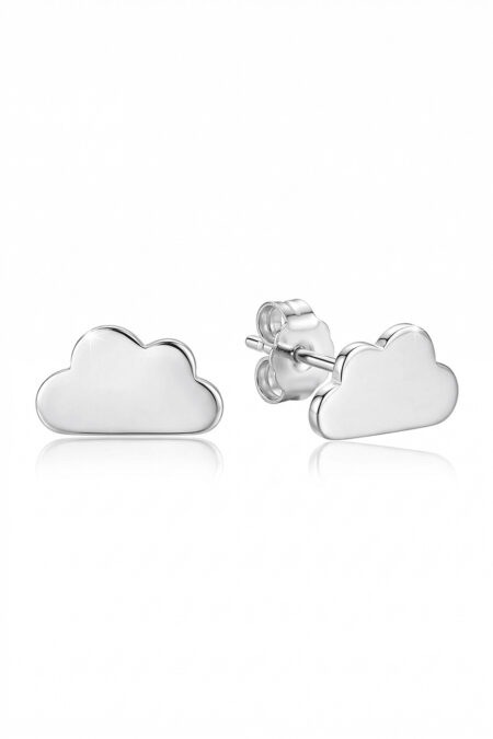 Silberne Ohrringe Wolken