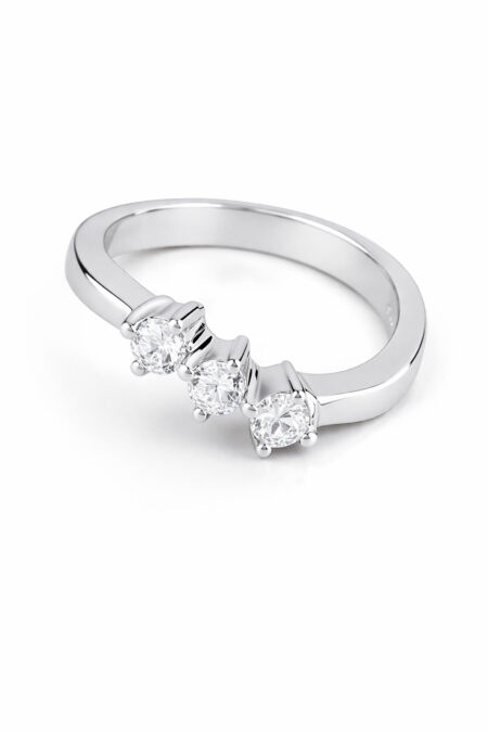 Silberring mit Zirkonia