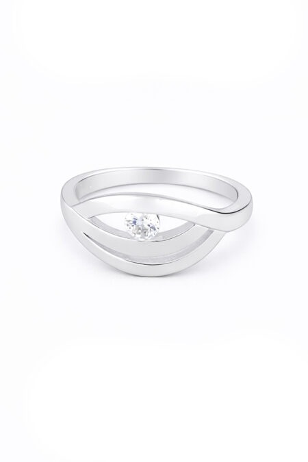 Silberring mit Zirkonia