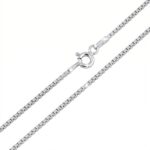 Kostka 18cm bransoletka rodowana 2,8g