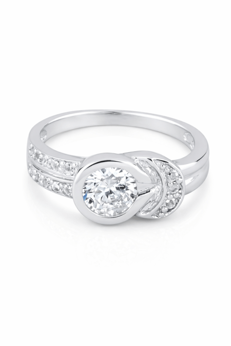 Silberring mit Zirkonia