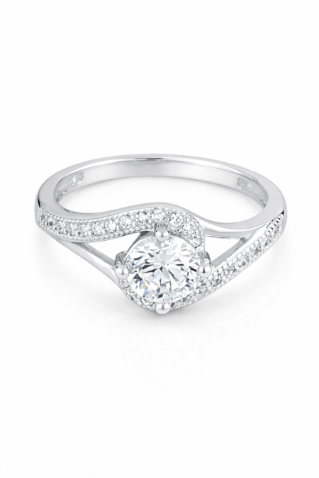 Silberring mit Zirkonia