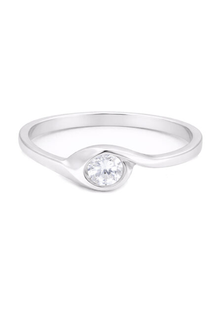 Silberring mit Zirkonia