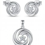 Silber-Set mit Zirkonia