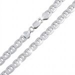 55cm Gucci rhodinierte Kette