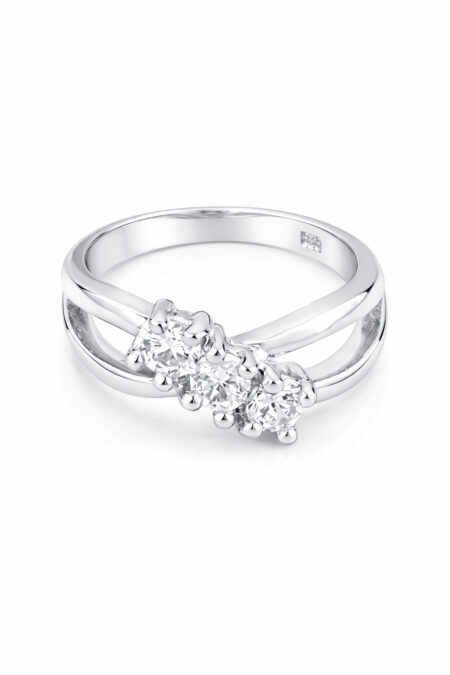 Silberring mit Zirkonia