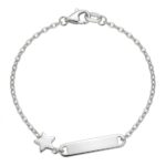 Silbernes Kinderarmband mit Stern