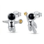 Silberohrstecker Astronauten