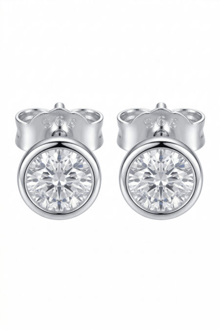 Silberohrringe mit Zirkonia