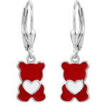 Silberne Ohrringe Bären