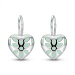 Silberne Herz-Ohrringe