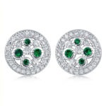 srebrne kolczyki z cyrkonią (90)