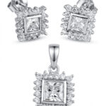 Silber-Set mit Zirkonia