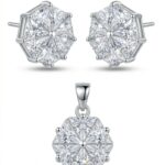 Silber-Set mit Zirkonia