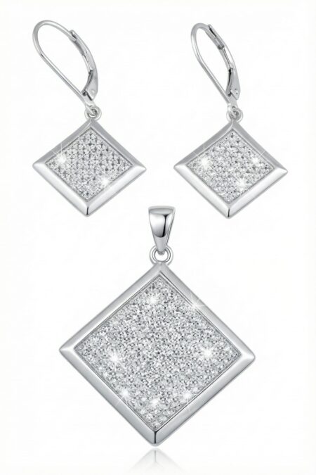 Silber-Set mit Zirkonia