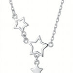 Silberne Sternchenkette