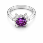 Srebrny pierścionek z cyrkoniami