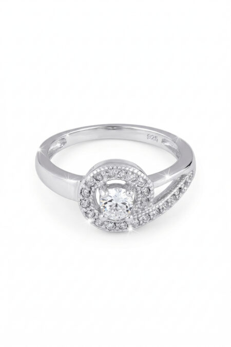 Silberring mit Zirkonia