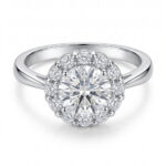 Srebrny pierścionek z cyrkoniami