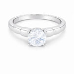 Silberner Ring mit Zirkonia