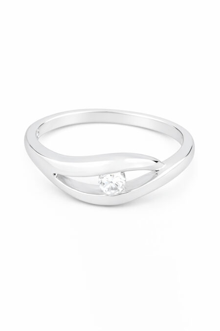 Silberring mit Zirkonia