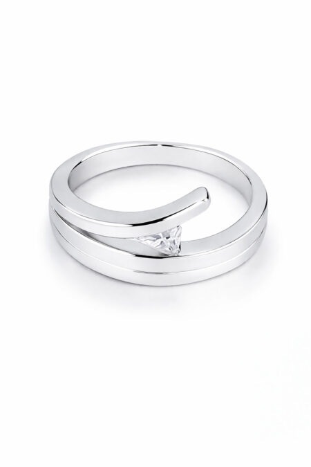Silberring mit Zirkonia