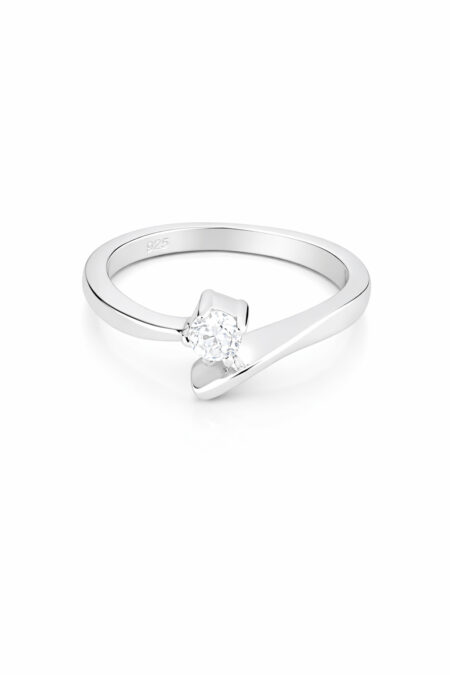Silberring mit Zirkonia