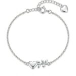 Silberarmband Herz, Herzchen