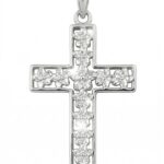 Silberner Kreuzanhänger