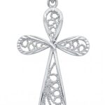 Silberner Kreuzanhänger