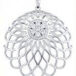 Srebrna zawieszka z cyrkoniami