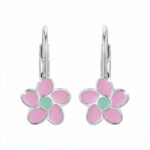 Silberne Blümchen-Ohrringe