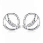 Silberohrringe mit Zirkonia