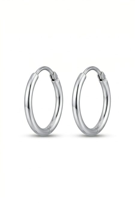 Silberne Creolen 12mm
