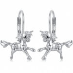 Silberne Ohrringe Pferdchen