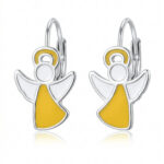 Silberne Ohrringe Engelchen