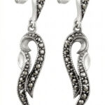 Silberohrringe mit Markasiten