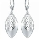 Eleganckie srebrne kolczyki