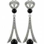 Silberohrringe mit Markasiten