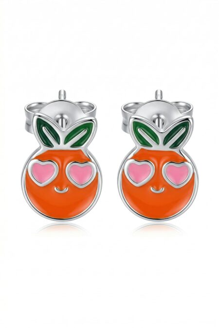 Silberohrringe Orangen