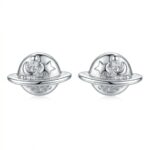 Silberne Ohrringe Planeten