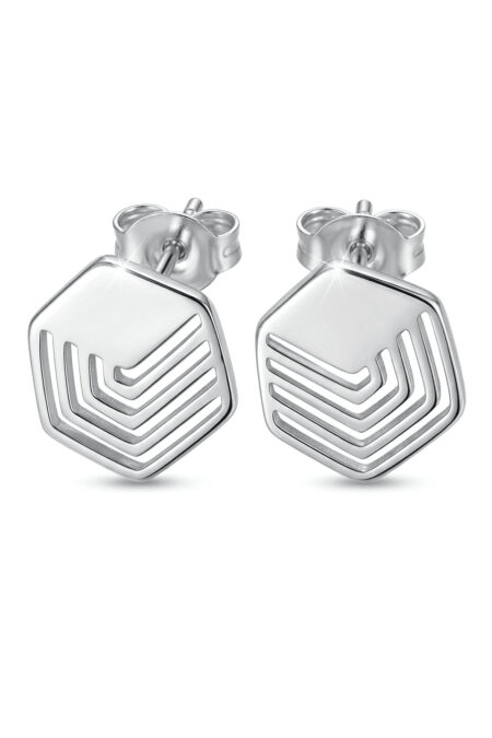 Moderne Silberohrringe