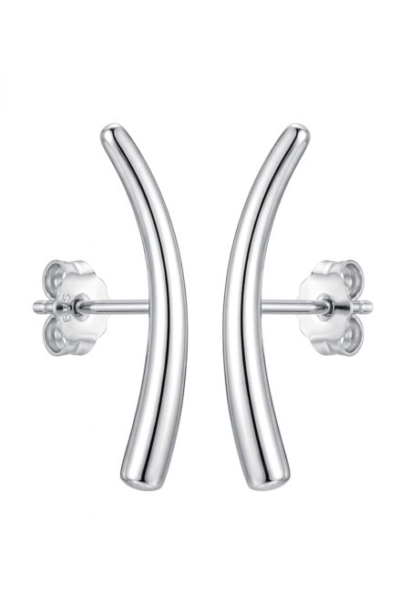 Moderne Silberohrringe