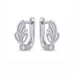 Srebrne kolczyki z cyrkoniami