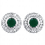 srebrne kolczyki z cyrkoniami (111)