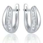 Silberohrringe mit Zirkonia