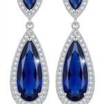 Srebrne kolczyki z cyrkoniami