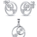 Silber-Set mit Zirkonia