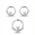 Silber-Set mit Zirkonia