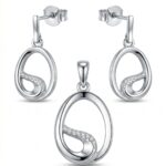 Silber-Set mit Zirkonia